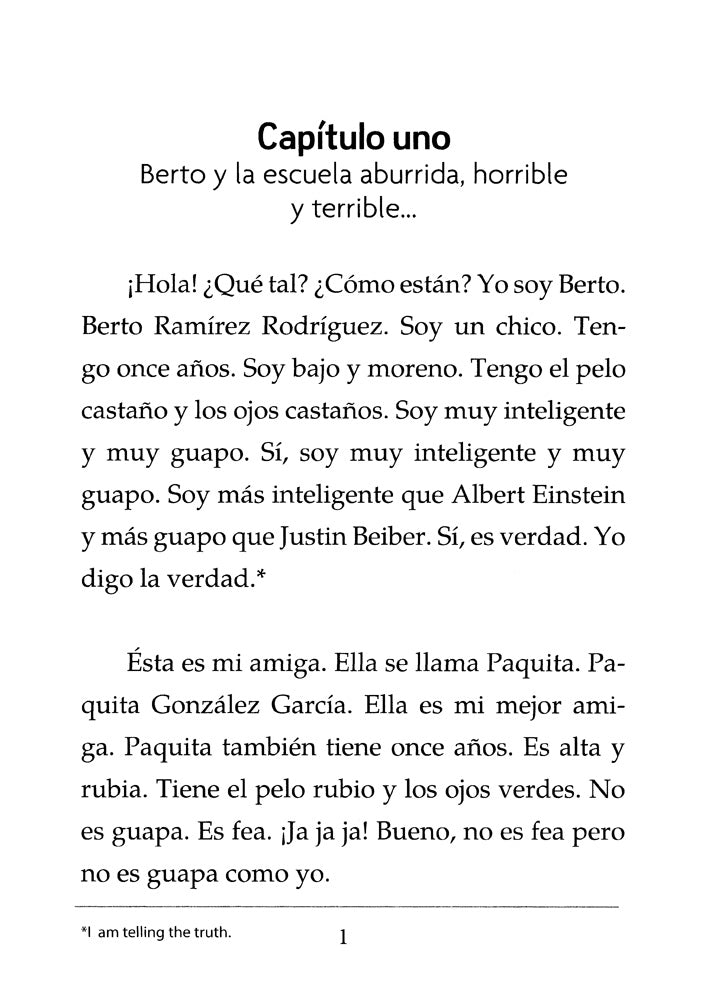 Berto y sus buenas ideas - Level 1 - Spanish Reader by Magaly Rodriguez