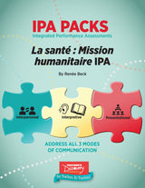 La santé : Mission humanitaire Novice-High French IPA Pack - DIGITAL RESOURCE DOWNLOAD