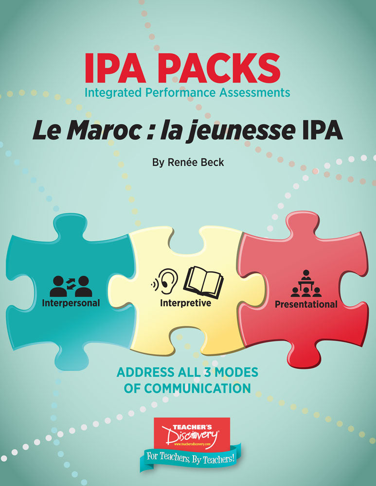 Le Maroc : la jeunesse Novice-High French IPA Pack - DIGITAL RESOURCE DOWNLOAD