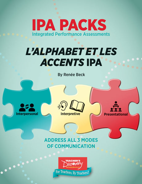 L'alphabet et les accents Novice/Low French IPA Pack - DIGITAL RESOURCE DOWNLOAD