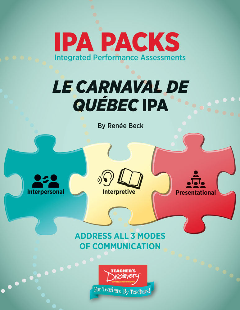 Le Carnaval de Québec Novice-High French IPA Pack - DIGITAL RESOURCE DOWNLOAD