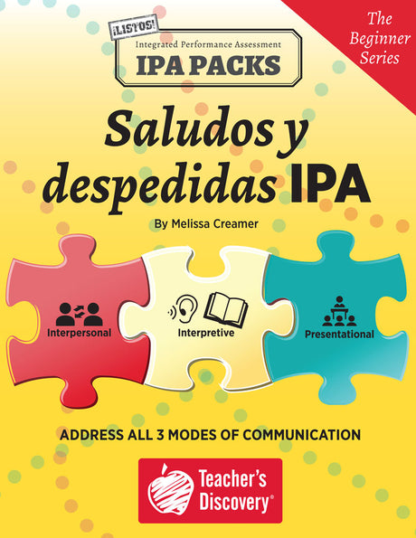 Saludos y despedidas: The Beginner Series Spanish IPA Pack - DIGITAL RESOURCE DOWNLOAD