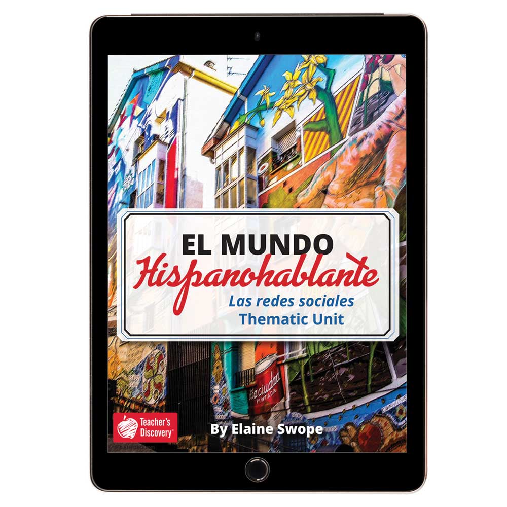 El mundo hispanohablante: Las redes sociales Spanish Thematic Unit - DIGITAL RESOURCE DOWNLOAD