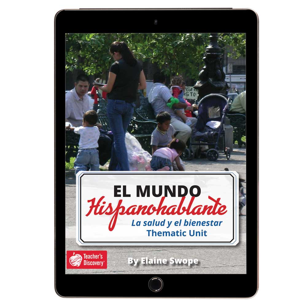 El mundo hispanohablante: La salud y el bienestar Spanish Thematic Unit - DIGITAL RESOURCE DOWNLOAD