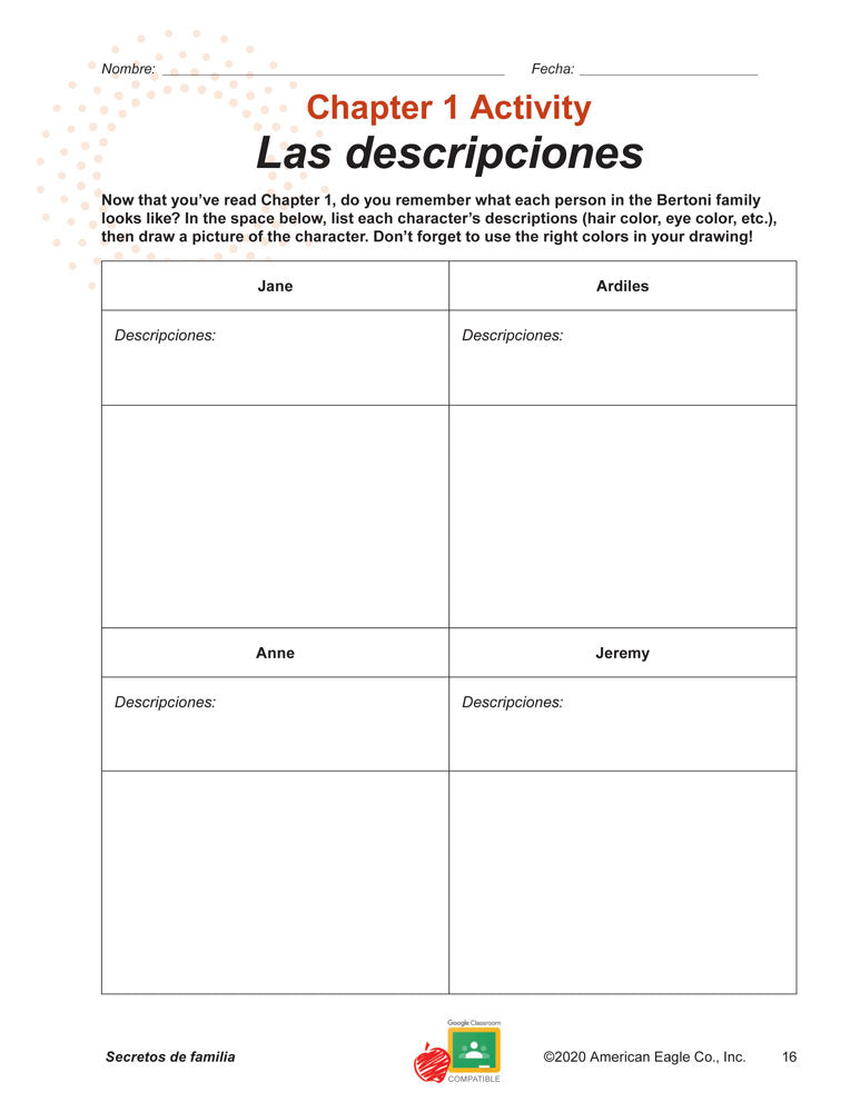 Secretos de familia Spanish Level 1 Reader