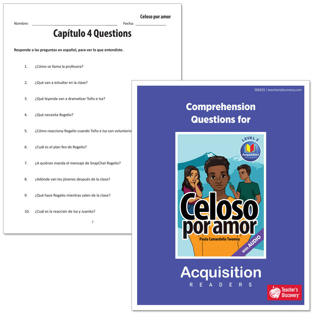 Celoso por amor Spanish Level 2 Acquisition™ Reader