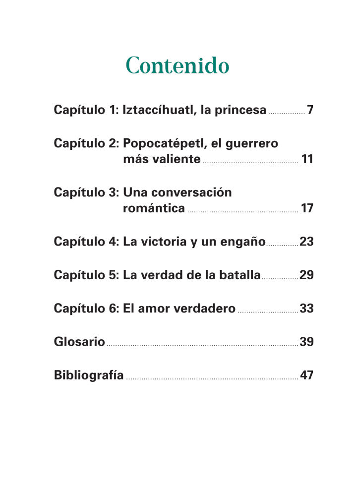 La leyenda de Popocatépetl e Iztaccíhuatl Spanish Level 1 Acquisition™ Reader