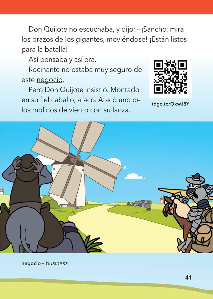 Don Quijote Spanish Level 1–2 Enhanced® Reader