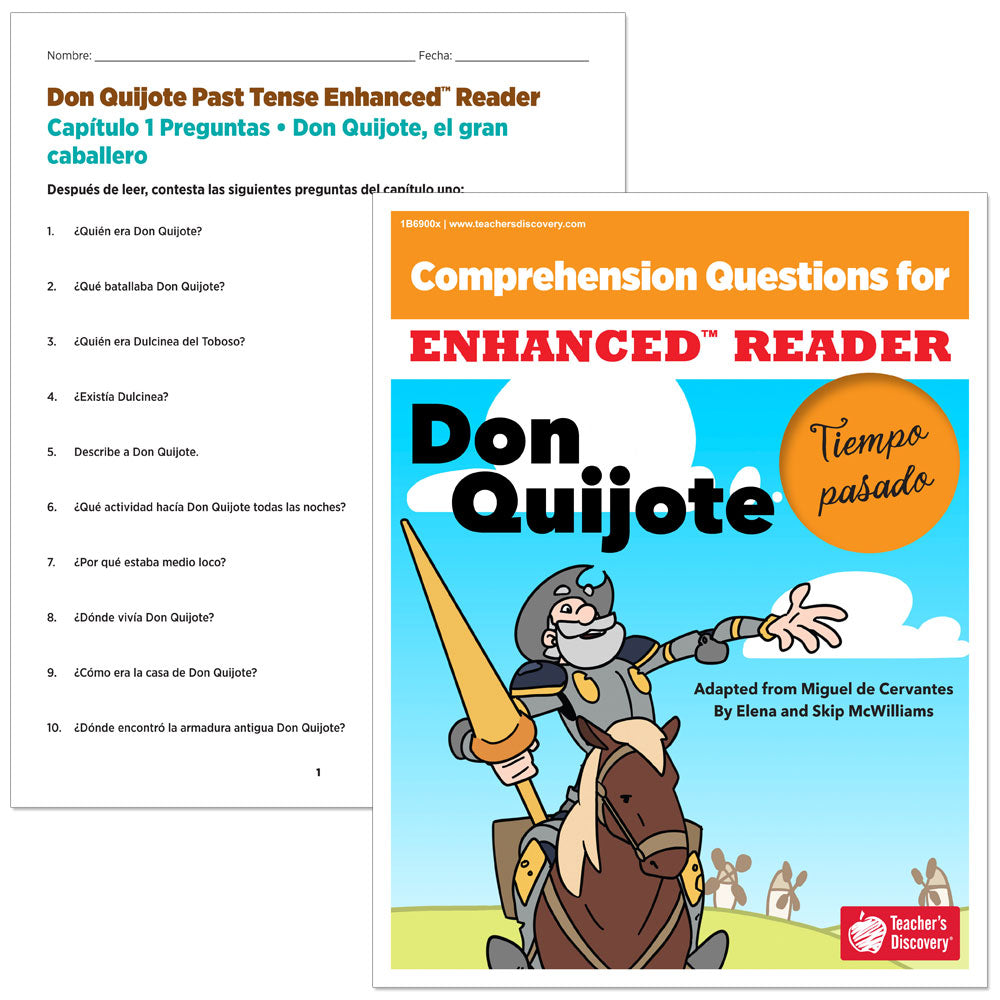 Don Quijote Spanish Level 1–2 Enhanced® Reader