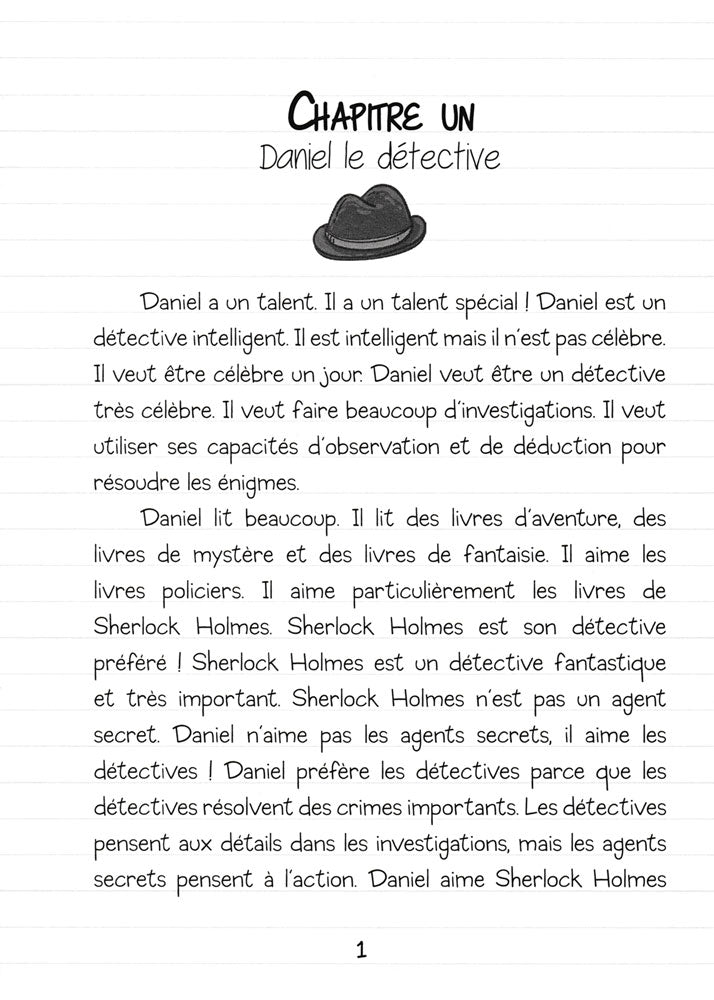 Daniel le détective French Level 1 Reader