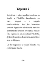 Kobe: El nacimiento de una leyenda (en tiempo pasado) Spanish Level 2+ Reader