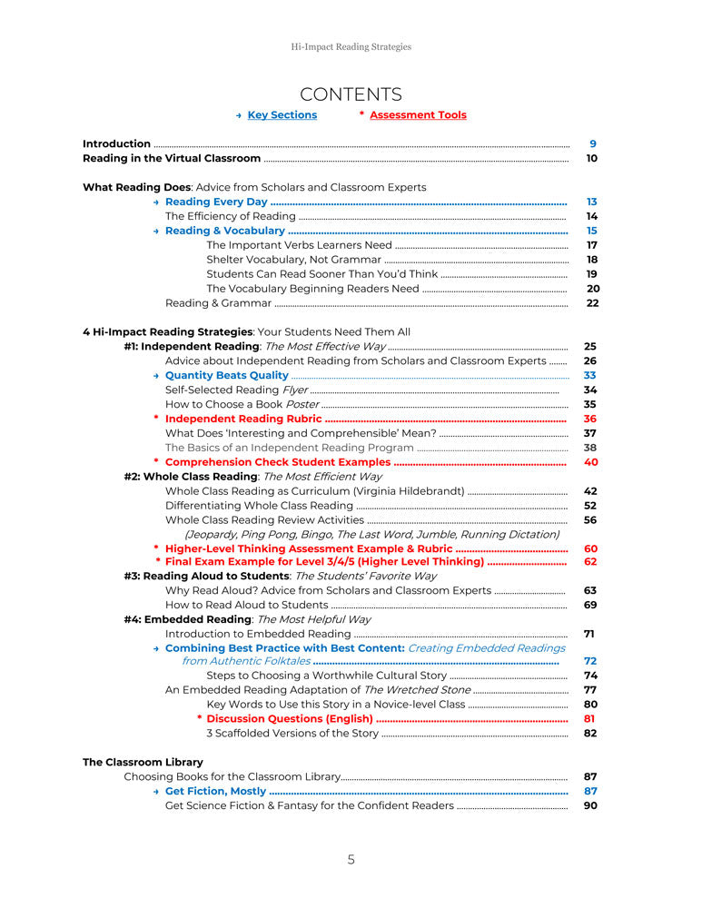 Hi-Impact Reading Strategies Book