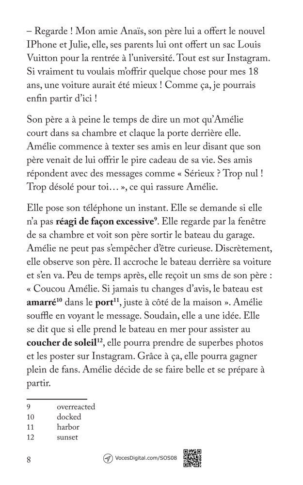 S.O.S. Océan en détresse French Level 4 Reader