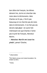 La classe des confessions (Part 1) French Level 1 Reader