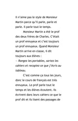 La classe des confessions (Part 1) French Level 1 Reader