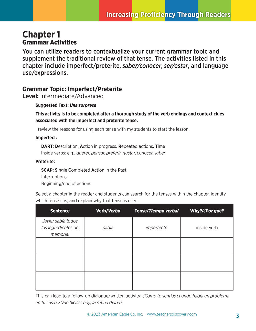 Increasing Proficiency Through Readers Book