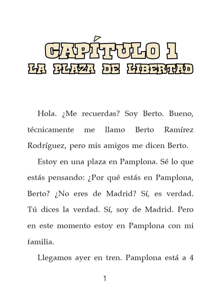 Berto y sus buenos pies Spanish Level 1 Reader