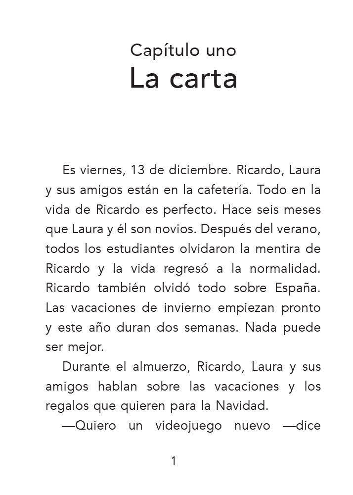 Las vacaciones de Ricardo Spanish Level 2 Reader