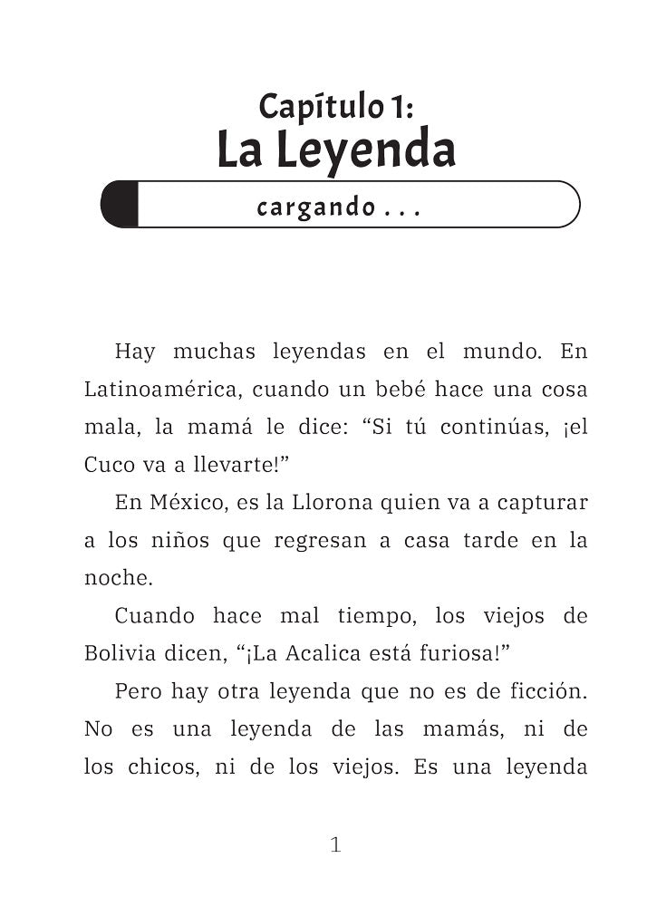 La leyenda de Ted Spanish Level 1 Reader