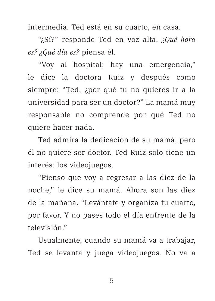 La leyenda de Ted Spanish Level 1 Reader