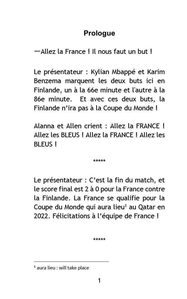 La Coupe du Monde French Level 2 Reader