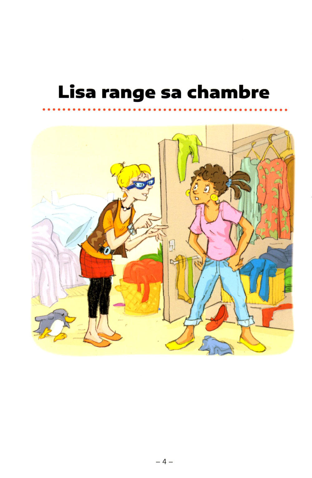 Lisa et Théo - À la maison Level A2 French Reader