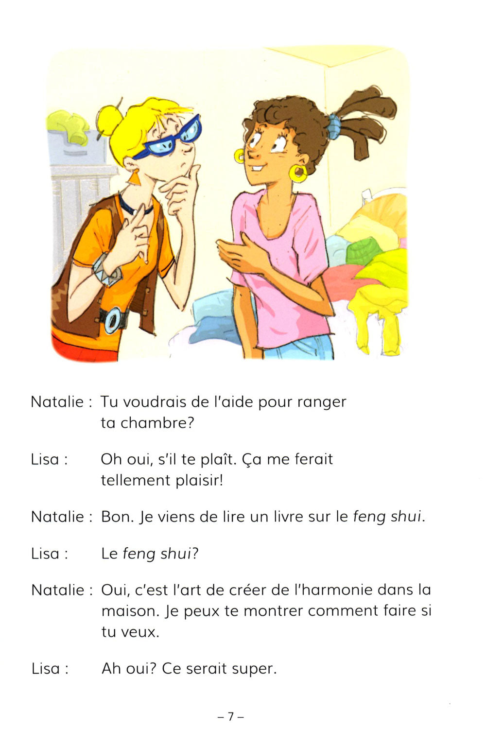 Lisa et Théo - À la maison Level A2 French Reader