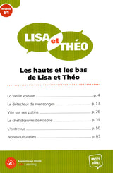 Lisa et Théo - Les hauts et les bas de Lisa et Théo - Level B1 - French Reader