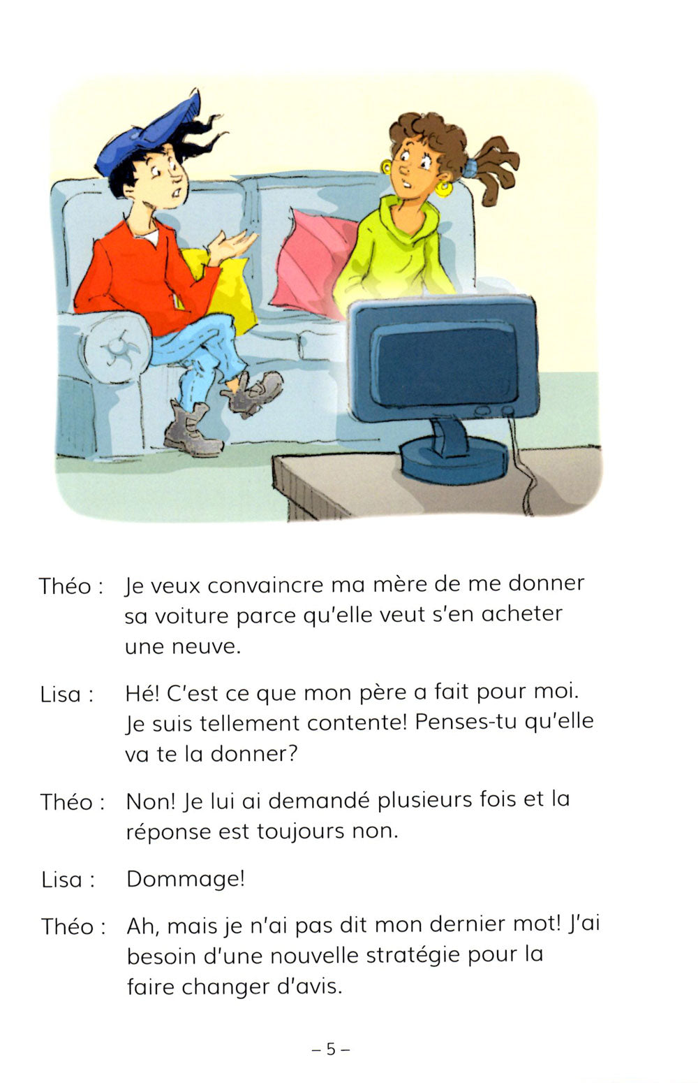 Lisa et Théo - Les hauts et les bas de Lisa et Théo Level B1 French Reader