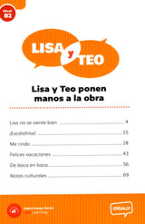 Lisa y Teo: Ponen manos a la obra Level B2 Spanish Reader