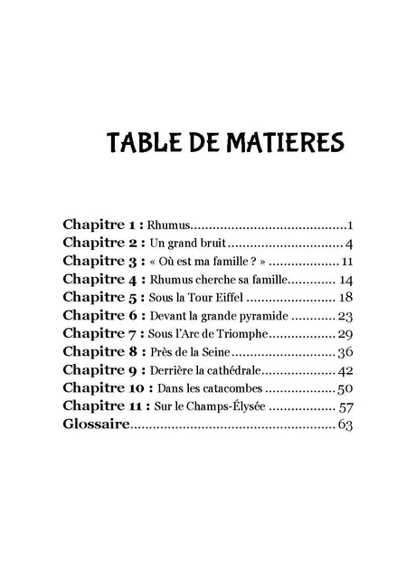 Rhumus à Paris Level 1 French Reader