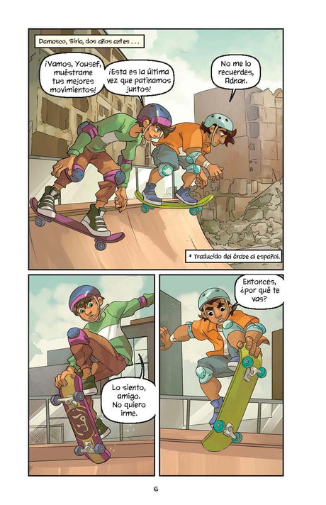 Skaters feroces - Level 4+ - Spanish Graphic Novel