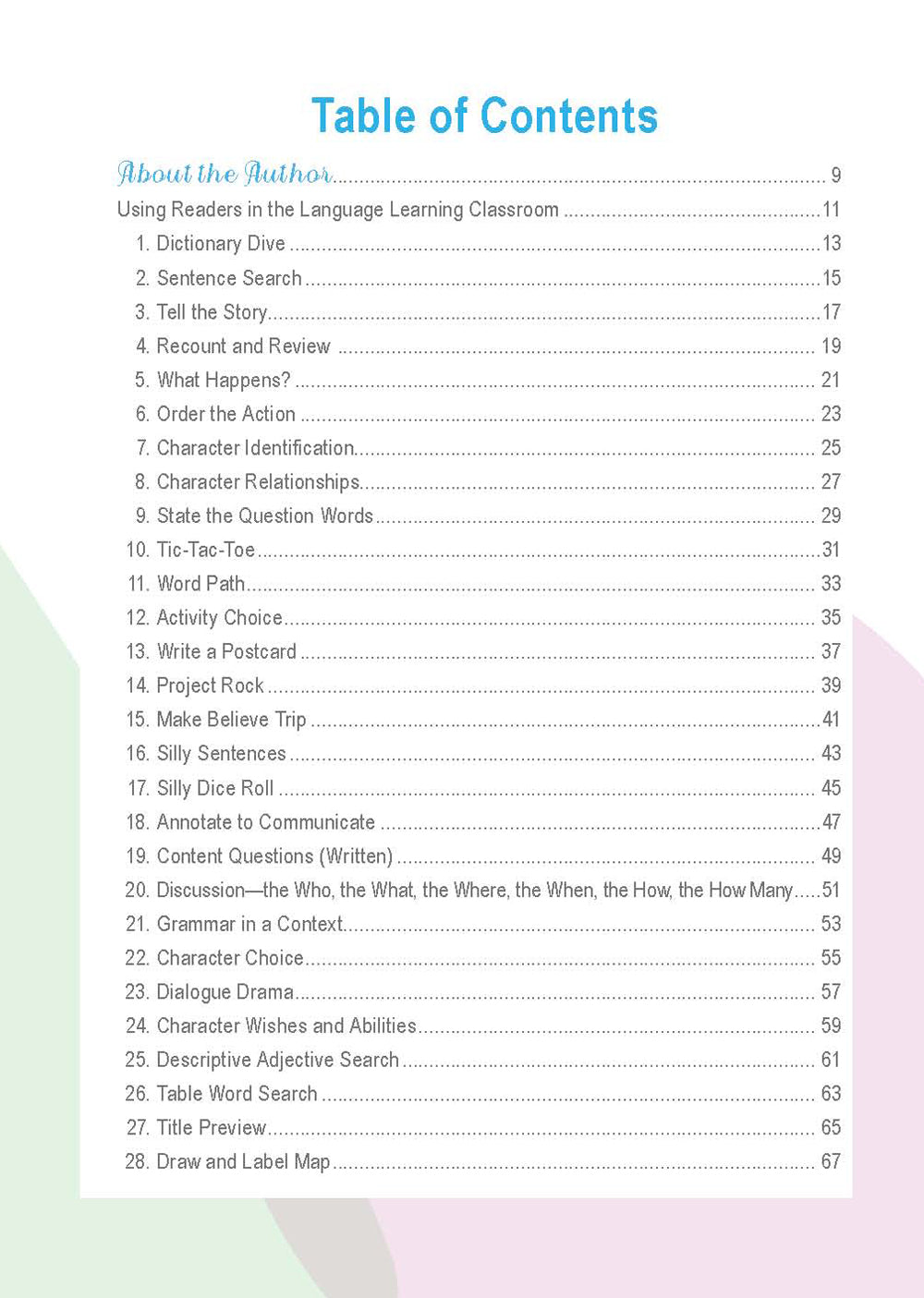 56 Activities to Use with Stories and Readers Book