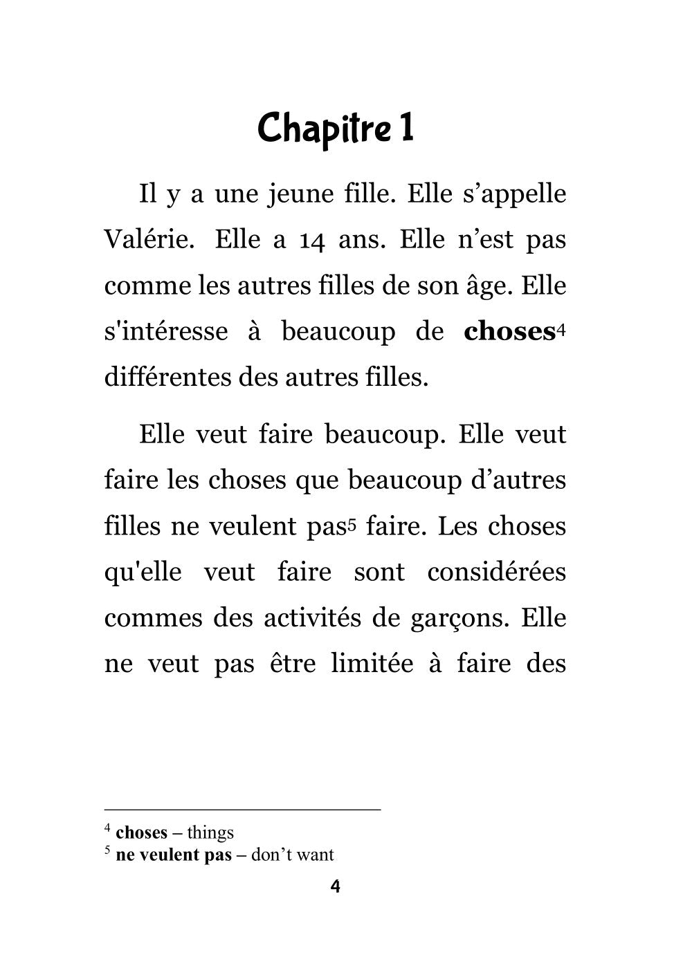 Une détermination sans limite French Level 1 Reader