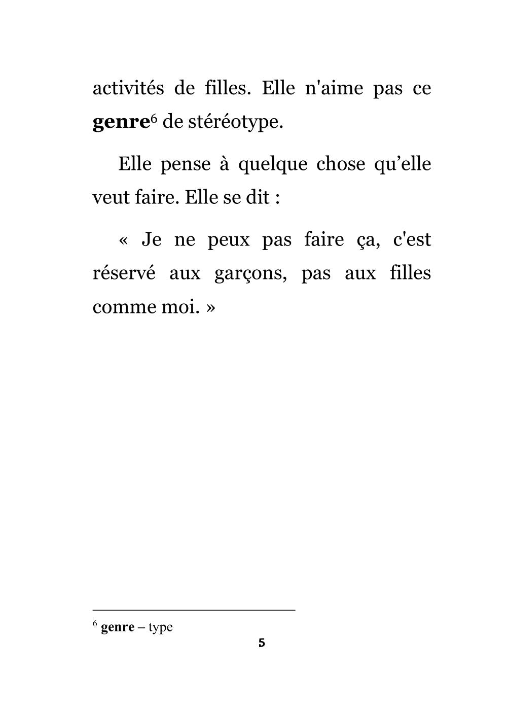 Une détermination sans limite French Level 1 Reader