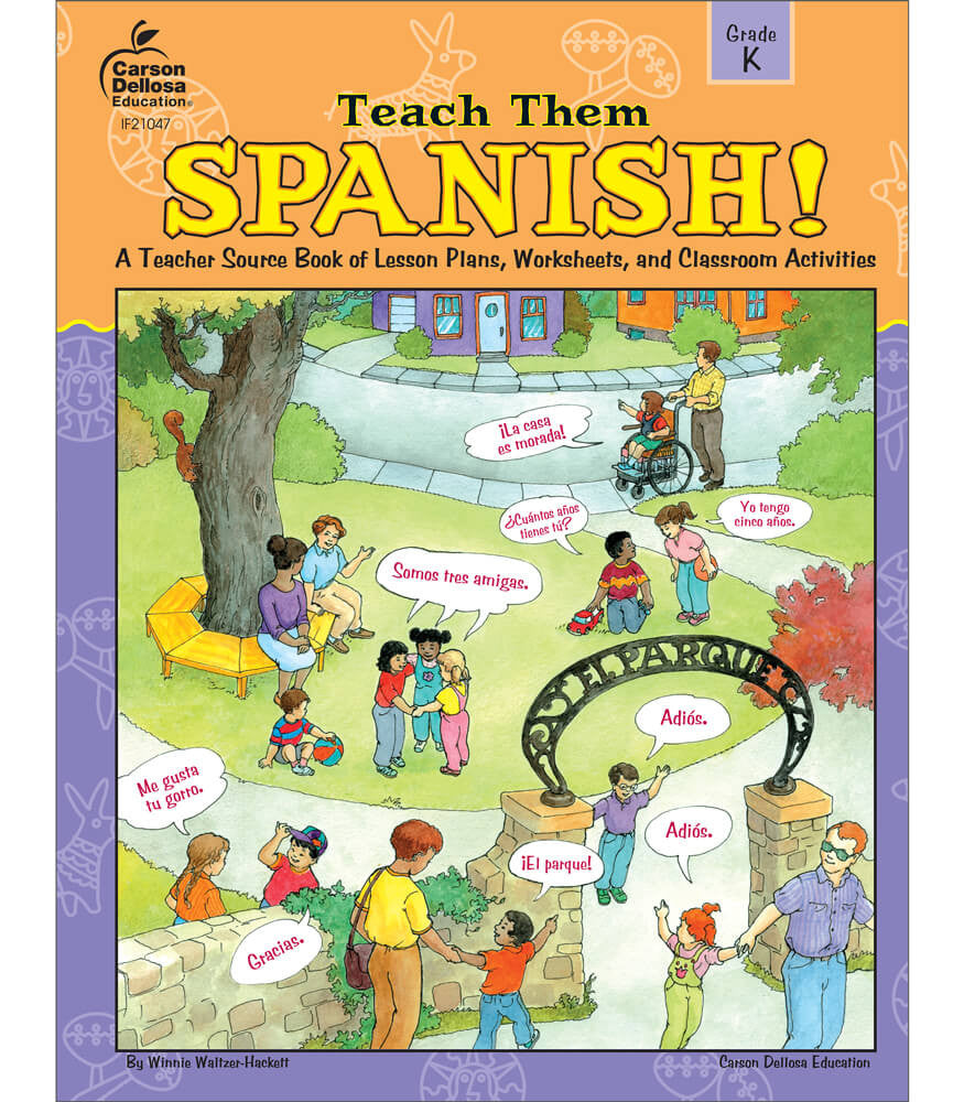 Teach Them Spanish! Resource Book Grade K eBook Download