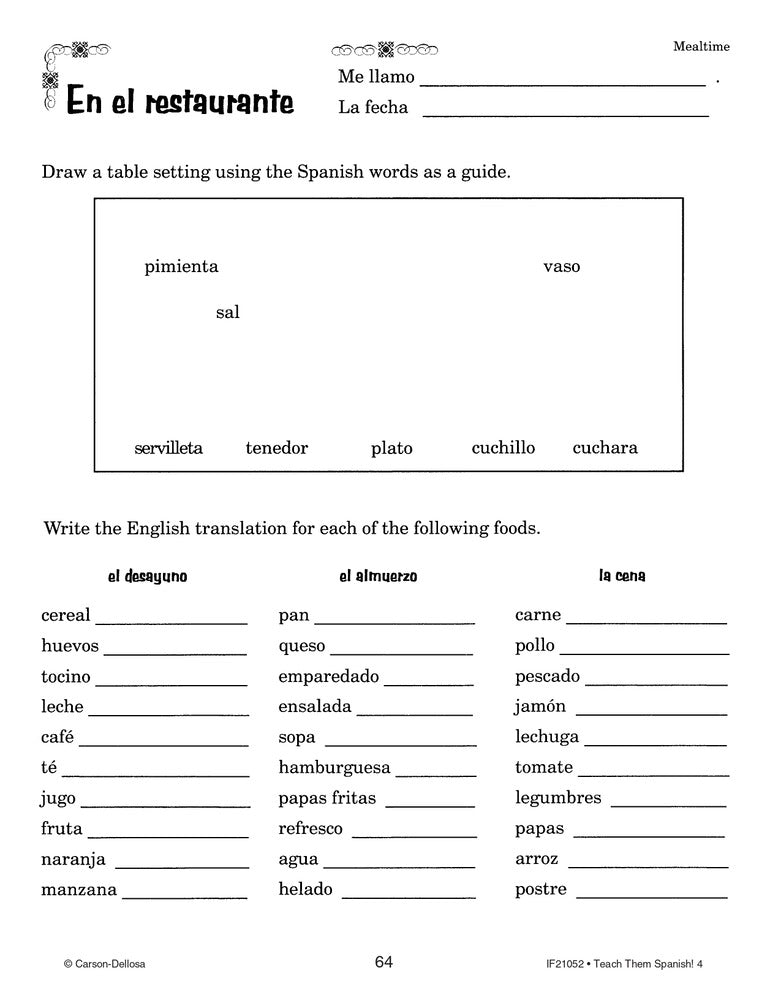 Teach Them Spanish! Resource Book Grade 4 eBook Download