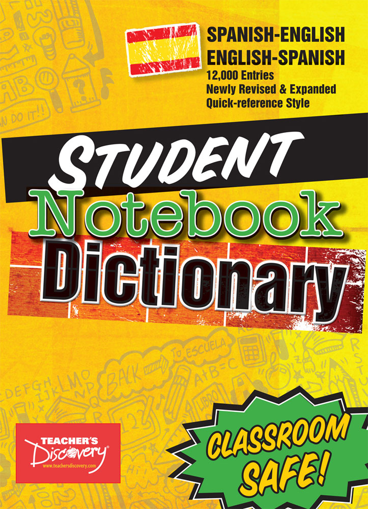 Student Spanish Notebook Dictionary