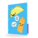 Senor Taco and Friends Vinyl Folder