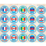 Passport Stamp French Stickers