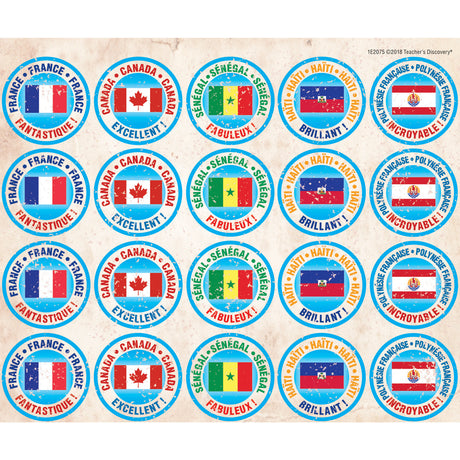 Passport Stamp French Stickers