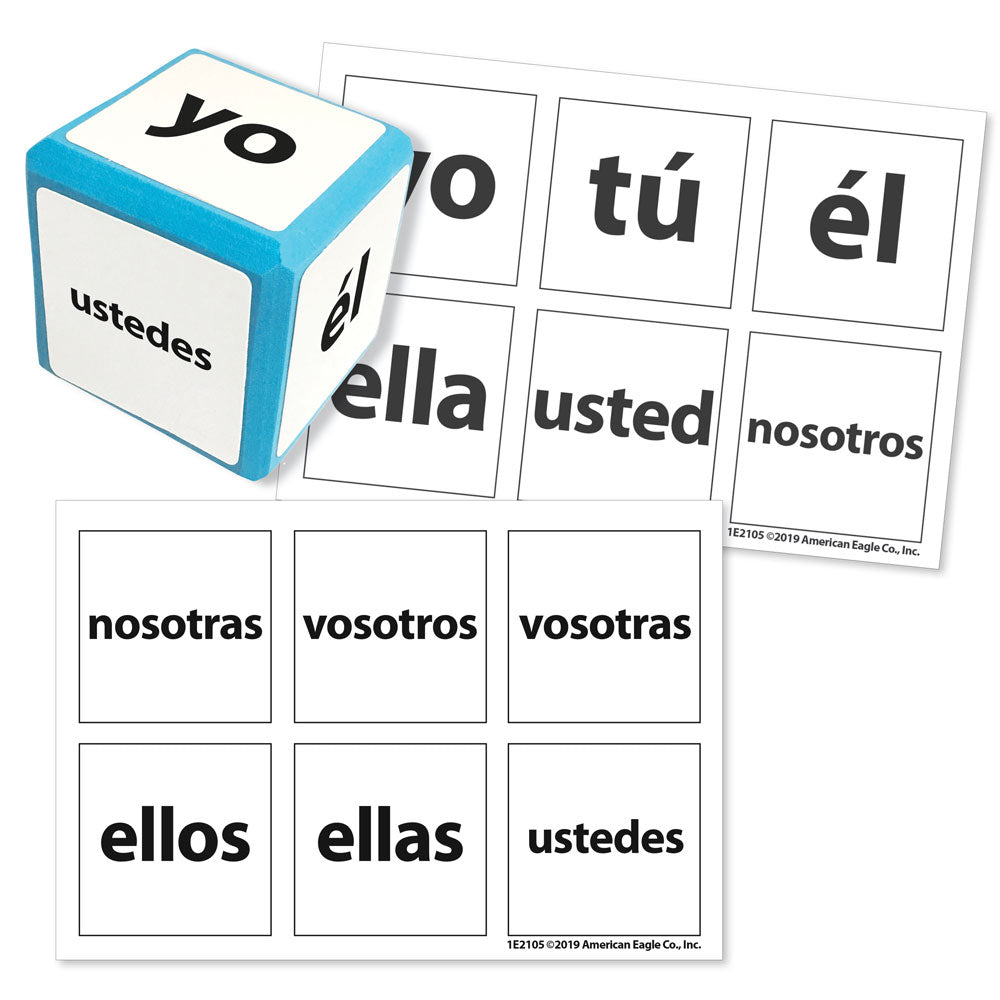 Cool Cubes­™ Sentence Starter Spanish Clings