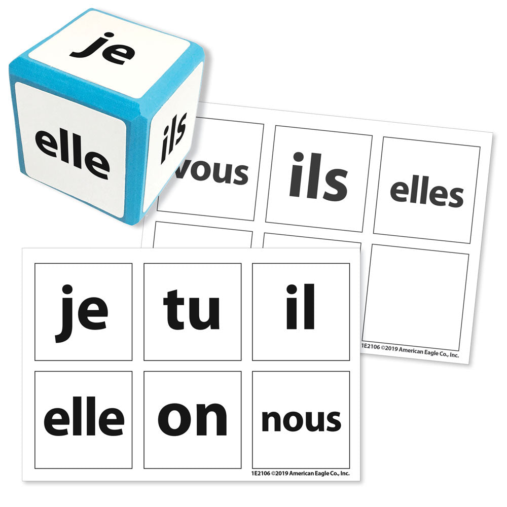 Cool Cubes­™ Sentence Starter French Clings