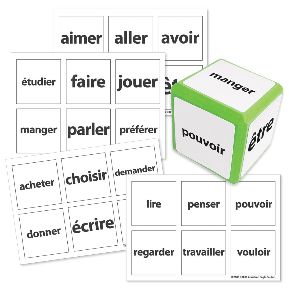 Cool Cubes­™ Sentence Starter French Clings