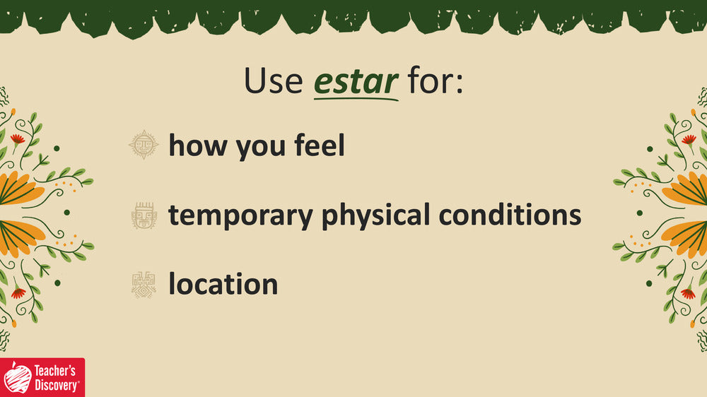 Quick Spanish Grammar Presentation – Ser and Estar