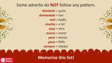 Quick Spanish Grammar Presentation – Formation of Adverbs