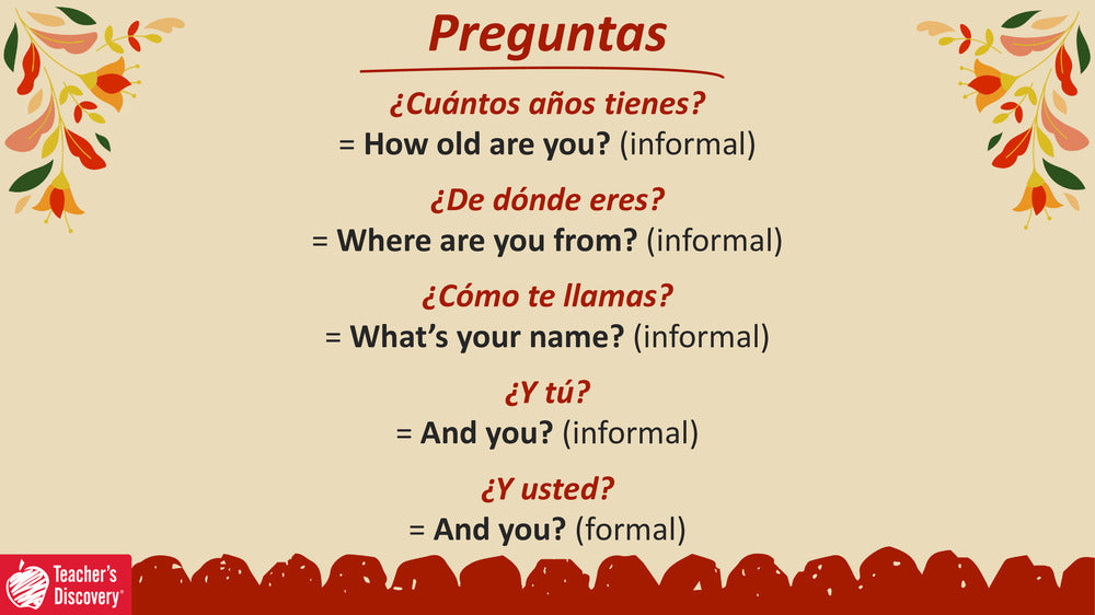 Quick Spanish Grammar Presentation – Basic Expressions