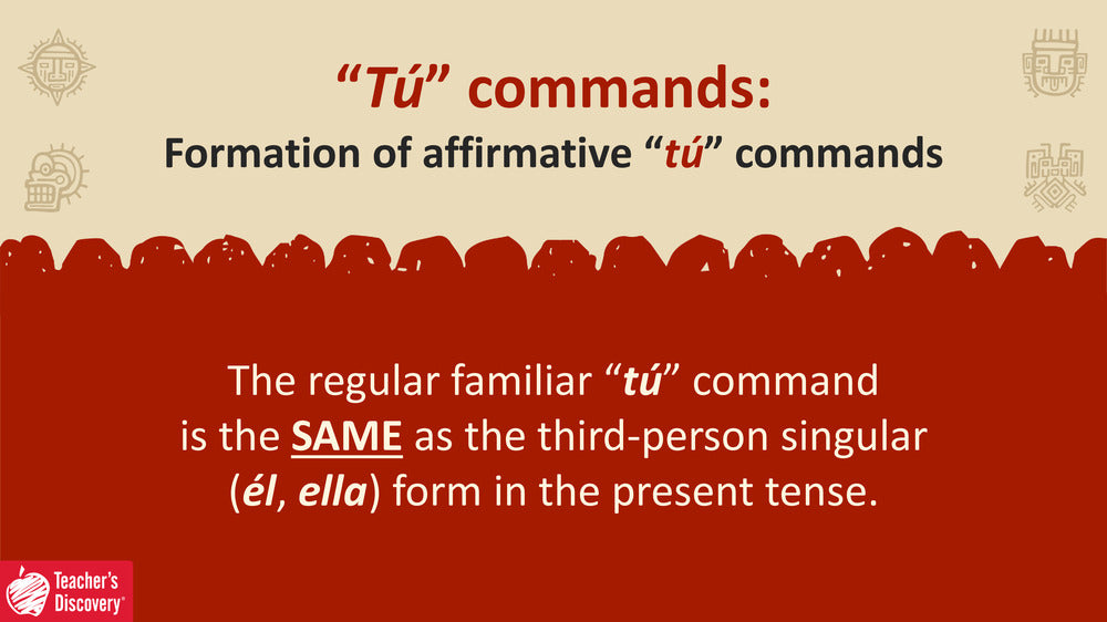 Quick Spanish Grammar Presentation – Informal “tú” Commands