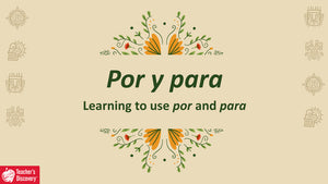 Quick Spanish Grammar Presentations