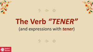 Quick Spanish Grammar Presentations